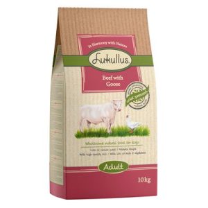 Multipack Risparmio! 2 x Lukullus Crocchette per cani - 2 x 10 kg Manzo & Oca - 2 x 10 kg Senior Angus & Anatra