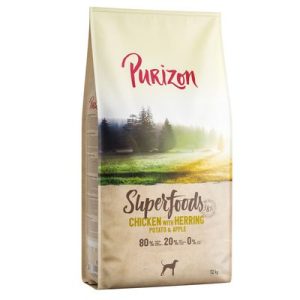 Purizon Superfoods Pollo con aringa, patate e mele - 1 kg - Set %: 2 x 12 kg