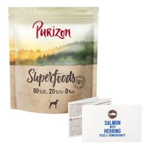 Purizon Superfoods Salmone con aringa, piselli e melagrana - 1 kg