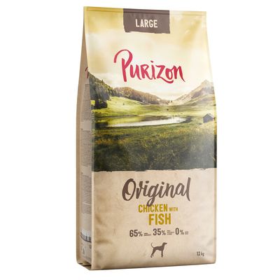 Purizon Large Adult Pollo con Pesce - senza cereali - 25 kg