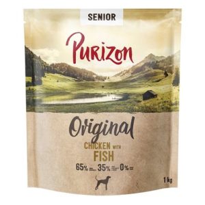Purizon Senior Original Pollo con pesce - senza cereali - Set %: 4 x 1 kg