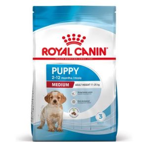 Royal Canin Medium Puppy Crocchette per cane - 10 kg - Come integrazione: 20 x 140 Umido Royal Canin Medium Puppy in salsa