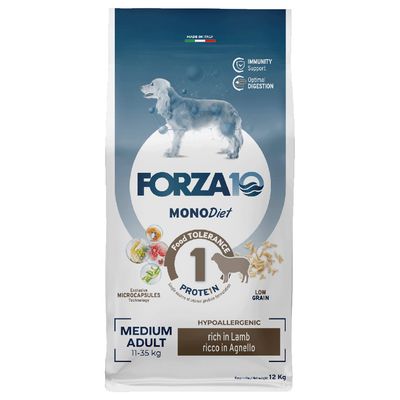 Forza10 Medium Diet all'Agnello Crocchette cane - Set %: 2 x 12 kg