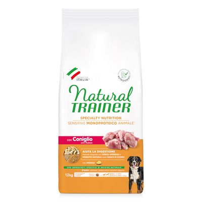 Natural Trainer Sensitive Adult Medium & Maxi con Coniglio - 12 kg