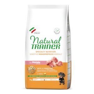 Natural Trainer Sensitive Adult Small & Toy con Maiale - Set %: 2 x 7 kg