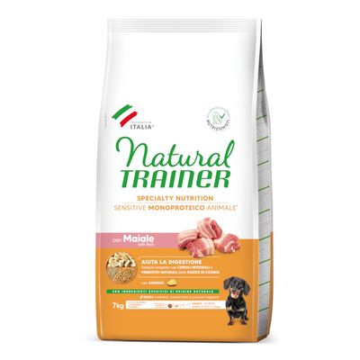 Natural Trainer Sensitive Adult Small & Toy con Maiale - Set %: 2 x 7 kg