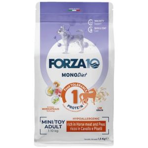 Forza10 Mini & Toy Diet al Cavallo e Piselli Crocchette cane - Set %: 2 x 1,5 kg - 2 x 1.5 kg