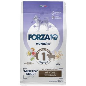 Forza10 Mini & Toy Diet all'Agnello con Riso Crocchette cane - 1,5 kg - Set %: 2 x 1,5 kg