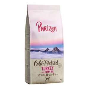 Purizon Coldpressed Tacchino con Olio di canapa - Set %: 4 x 1 kg