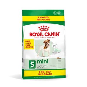 8 + 1 kg / 15 + 3 kg gratis! 9 kg / 18 kg Royal Canin Adult Overfill - 8 kg + 1 kg Mini - 8+1 kg