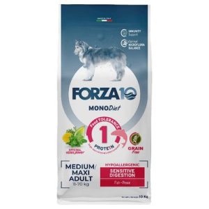 Forza10 Mono Diet Medium & Large Sensitive Digestion con Pesce per cane - Set %: 2 x 10 kg