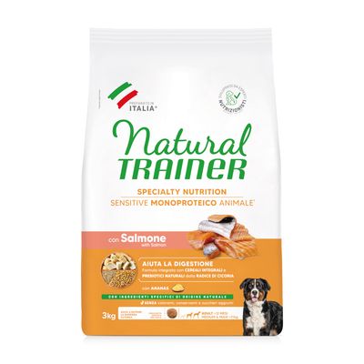 Natural Trainer Sensitive Adult Medium & Maxi Salmone - Set %: 2 x 3 kg