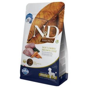 Farmina N&D Dog Brown Adult Mini Agnello, Carota e Spirulina - Set %: 3 x 2 kg