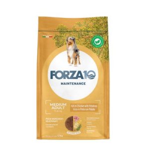 Forza10 Maintenance Medium Adult al Pollo con Patate Crocchette cane - Set %: 2 x 12 kg