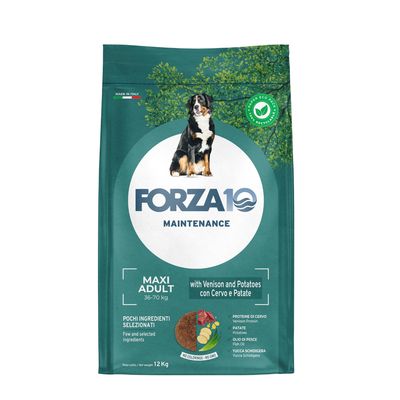 Forza10 Maintenance Maxi con Cervo e Patate Crocchette cane - 12 kg
