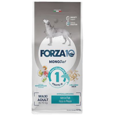 Multipack risparmio! 2 x 12 kg Forza10 Diet al Pesce Crocchette cane - Maxi