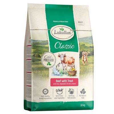 Lukullus Manzo Charolais & Trota - 10 kg: Nuova ricetta