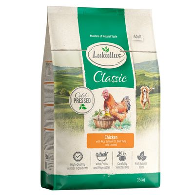 Lukullus Naturale pressato a freddo Pollo & Riso integrale
