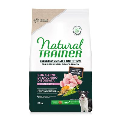 Natural Trainer Selected Quality Nutrition Adult Medium & Maxi Tacchino - Set %: 2 x 2,5 kg - 2 x 2.5 kg
