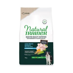 Natural Trainer Selected Quality Nutrition Adult Medium & Maxi Pesce bianco - Set %: 2 x 10 kg