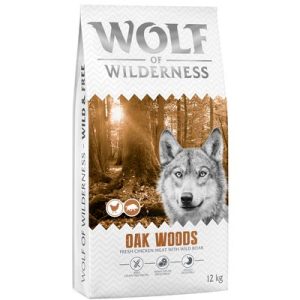 Wolf of Wilderness Adult "Oak Woods" - Cinghiale - Set %: 2 x 12 kg - NUOVA RICETTA! - 1 kg - NUOVA RICETTA!