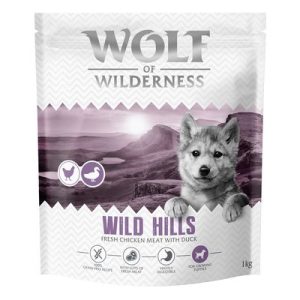 Wolf of Wilderness Junior "Wild Hills" - Anatra - 4 kg