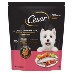 Cesar Adult con Pollo, Salmone e Verdure - Set %: 5 x 1,4 kg - 5 x 1.4 kg