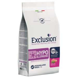 Exclusion Hypoallergenic Maiale & Piselli Crocchette Cani - 12 kg