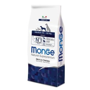 Monge Superpremium Adult Medium Crocchette per cani - 12 kg