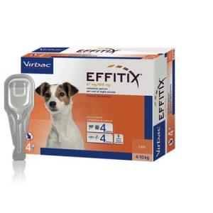 Effitix per cani da 4 a 10 kg - Set %: 8 pipette (1,1 ml)