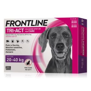 Frontline Tri-Act cane 20-40kg - 6 pipette (4 ml)