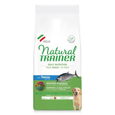 Natural Trainer Adult Maxi con Tonno Crocchette cane - 12 kg