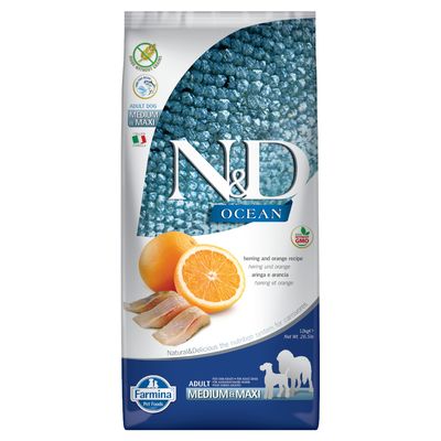 Multipack risparmio! 2 x 12 kg Farmina N&D Crocchette cane