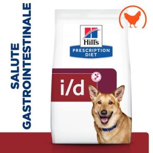 Hill's Prescription Diet i/d Digestive Care con Pollo - Senza additivi o coloranti artificiali - Set %: 2 x 12 kg