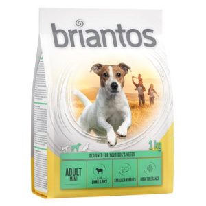 Briantos Adult Mini Agnello & Riso Crocchette per cane - Set %: 4 x 1 kg