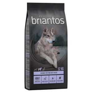 Multipack risparmio! 2 x Briantos - 2 x 12 kg Adult Anatra & Patate - senza cereali - ora in conveniente multipack 2 x 3 kg, 2 x 12 kg o 2 x 14 kg!