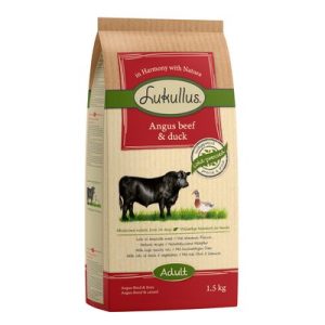 Lukullus Manzo Angus & Anatra con riso integrale - Set %: 4 x 1,5 kg - 4 x 1.5 kg