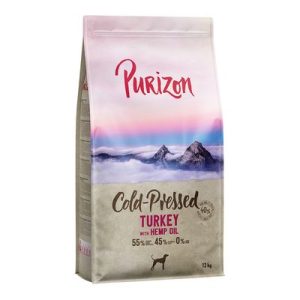 Purizon Coldpressed Tacchino con Olio di canapa - 12 kg - Set %: 4 x 1 kg