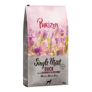 Purizon Single Meat Adult Anatra con mela e fiori di lavanda per cane - 12 kg