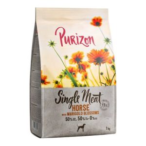 Purizon Single Meat Adult Cavallo patate dolci e fiori di calendula per cani - Set %: 2 x 12 kg