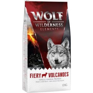 Wolf of Wilderness Agnello Monoprotein "Fiery Volcanoes" - Set %: 2 x 12 kg - 5 kg (5 x 1 kg)