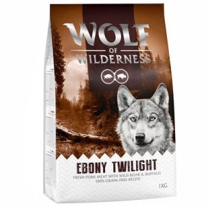 Wolf of Wilderness "Ebony Twilight" Cinghiale & Bufalo - senza cereali - 5 kg (5 x 1 kg)