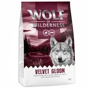 Wolf of Wilderness "Velvet Gloom" Tacchino & Trota - 4 kg (4 x 1 kg) - NUOVA RICETTA!