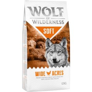Wolf of Wilderness Soft - Wide Acres Pollo Crocchette per cani - Set %: 2 x 12 kg