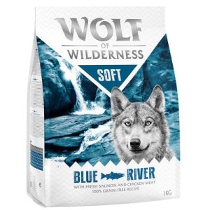 Wolf of Wilderness Soft - Blue River Salmone Crocchette per cani - 5 kg (5 x 1 kg)